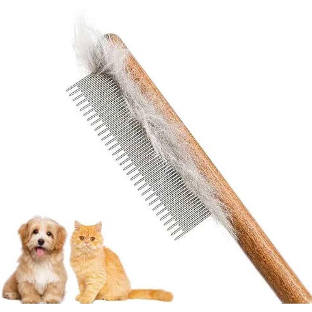 Solid Wood Pet Grooming Comb K604