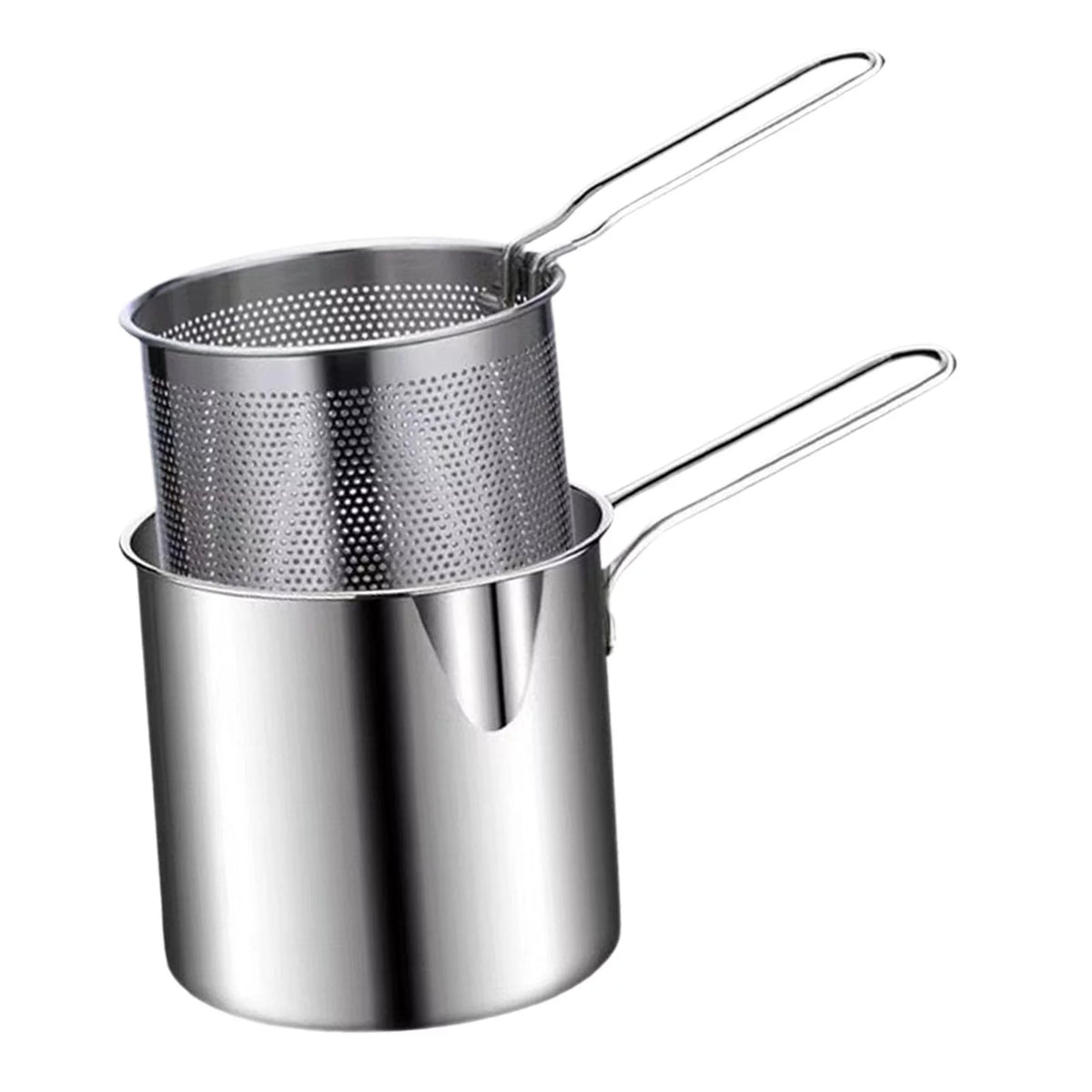 Stainless Steel Deep Fryer Pot with Basket K430950