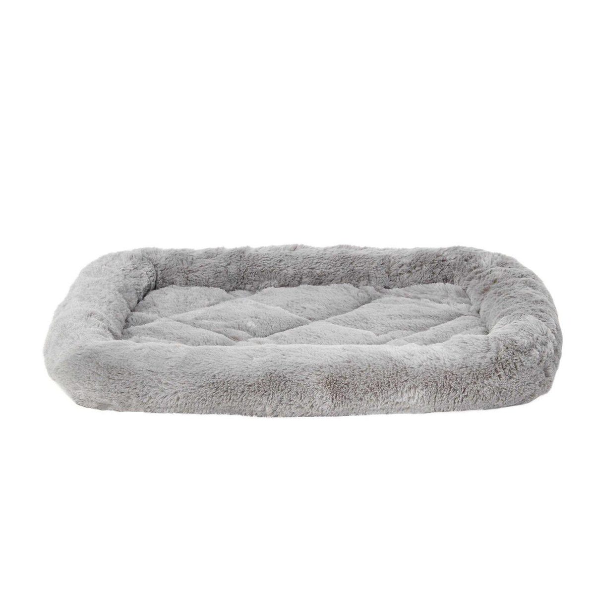 Grey Plush Crate Mat D205380