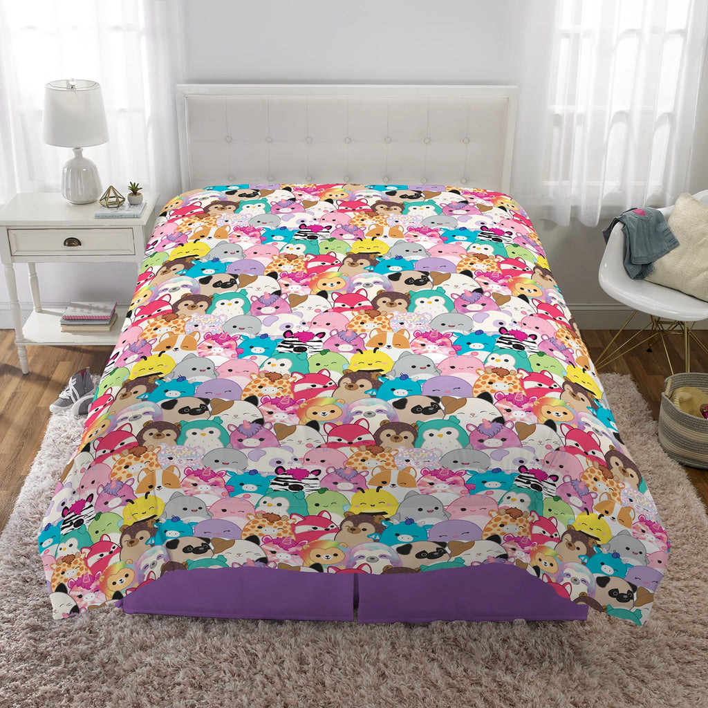 Comforter and Pillowcase 2-Piece Set Twin/Full Reversible Q629