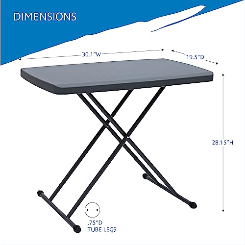 Folding Table and 3-Tier End Table F106