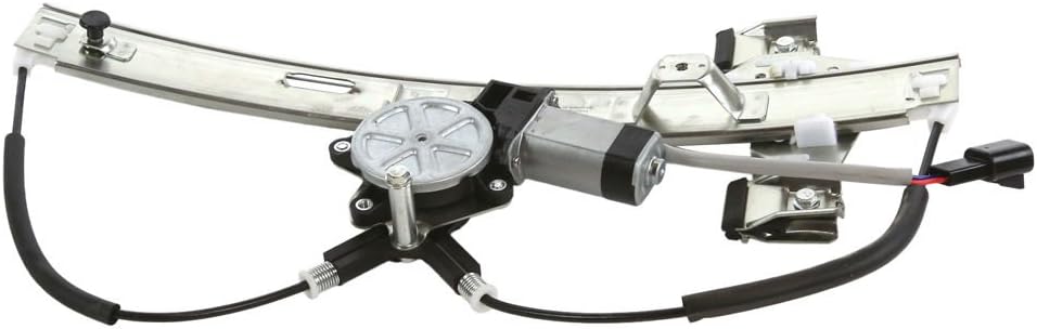 Rear Right Side Power Window Regulator with Motor Compatible with 2004-2008 Pontiac Grand Prix Sedan 4-Door Pack of 2 W673107