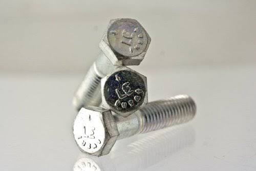 5/8-11 x 3 1/4 Grade 5 Hex Cap Screw Zinc Plated (25) L786
