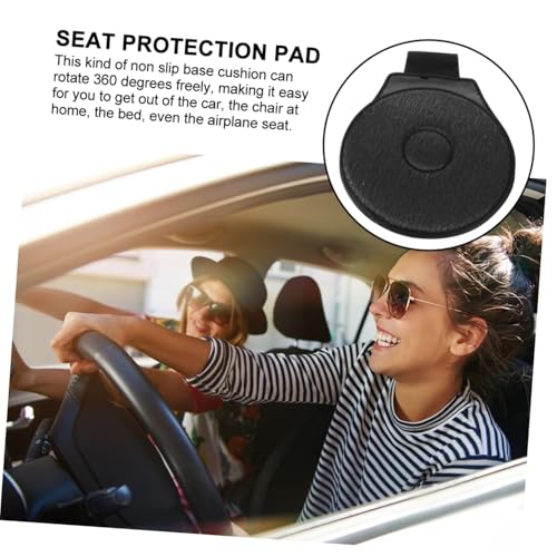 360° Rotating Seat Cushion Non Slip Swivel Seat Cushion Pad C-Black I355007