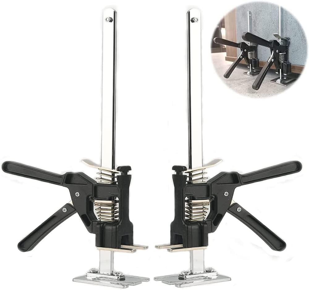 2 Packs Labor-Saving Arm Height Adjuster Lifting Device, Hand Lifting Tool Jack, Drywall Lifts, Furniture Jack, Lifting Height 9.8Inch, Maximum 260 Pounds Pack of 2 S417