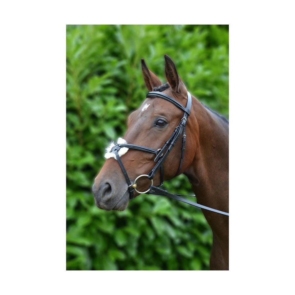 Brown Mexican Bridle with Rubber Grip Reins S850264