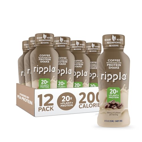 Chocolate 20g Plant Based Pea Protein Shake 12 Oz, 12 Pack Y329