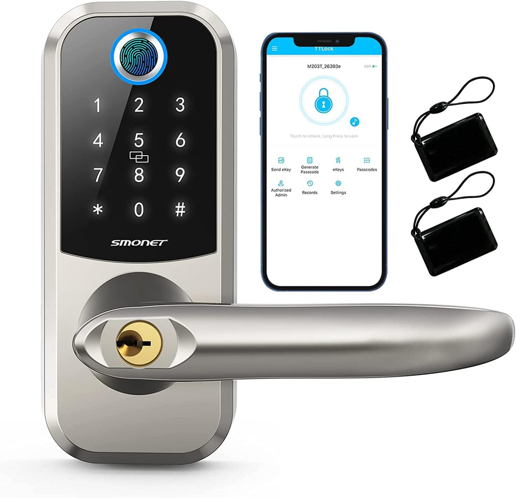 Keypad Biometric Fingerprint Deadbolt Smart Lock O7708