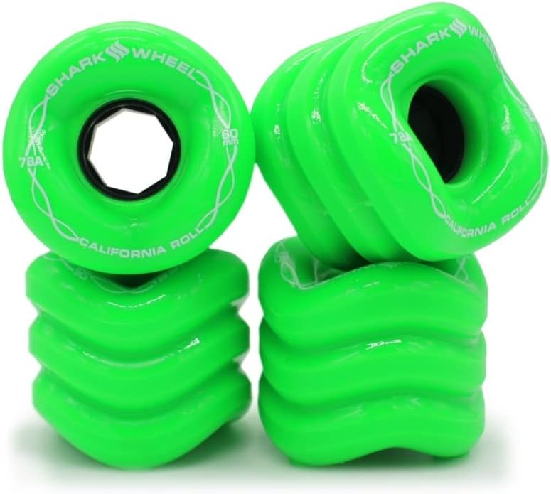 60 mm 78a Skateboard Cruising Wheels Set of 4 P659898