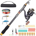 Carbon Fiber Telescopic Fishing Rod and Reel Combo with Carrier Bag B47559