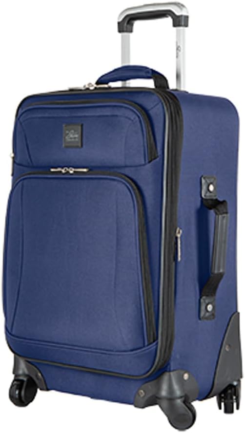 Softside Carry-On Luggage with Wheels, 20 inch, Surf Blue Q3300