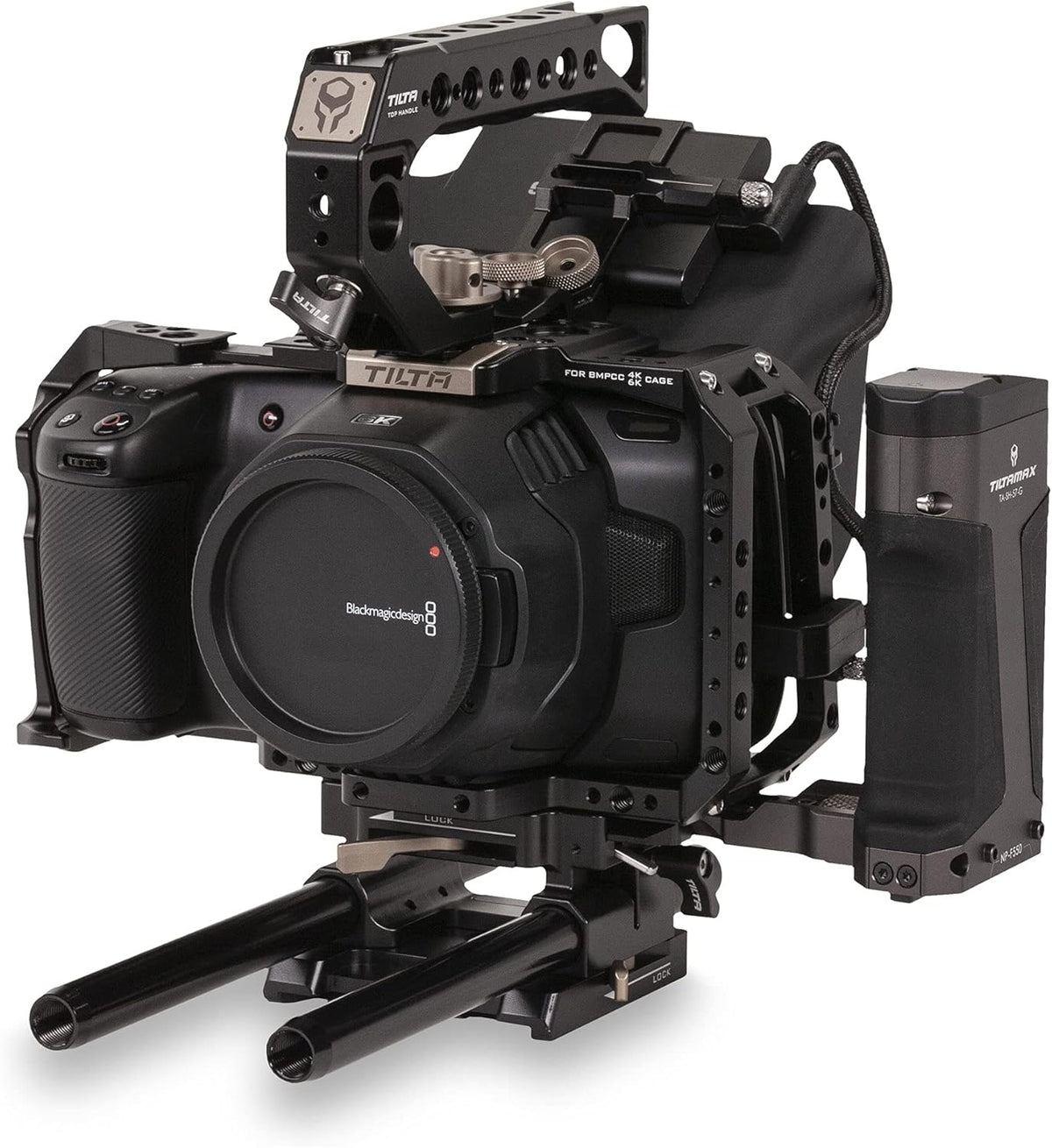 Camera Cage Kit with Handles, SSD Drive Holder, USB-C Cable, Baseplate F6228