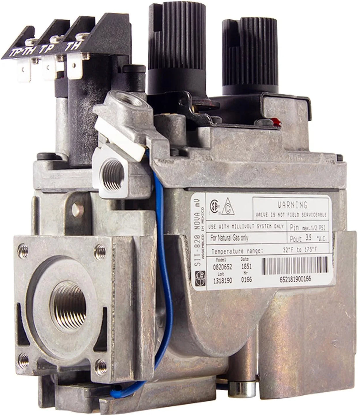 Natural Gas Millivolt Gas Valve for Fireplaces and Stoves Q791