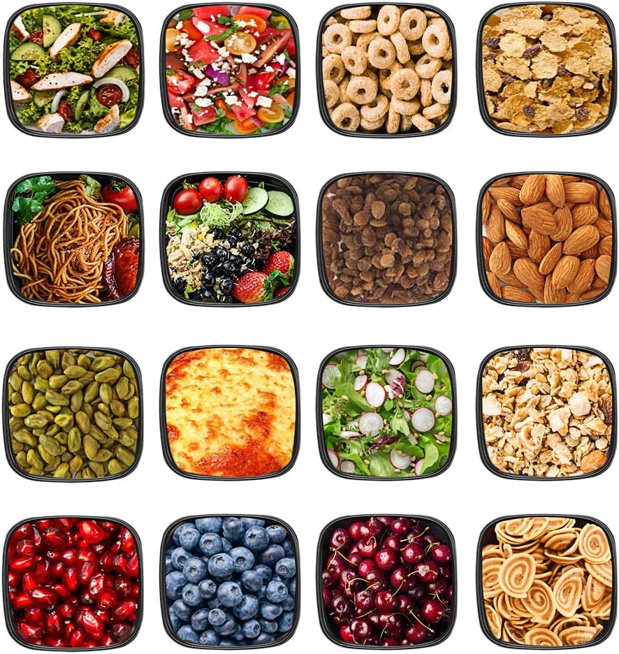 8.5 oz 50 Packs Stackable Food Storage Containers with Lids T7378