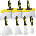 7-Piece Stainless Steel Putty Knife Tool Set E6605