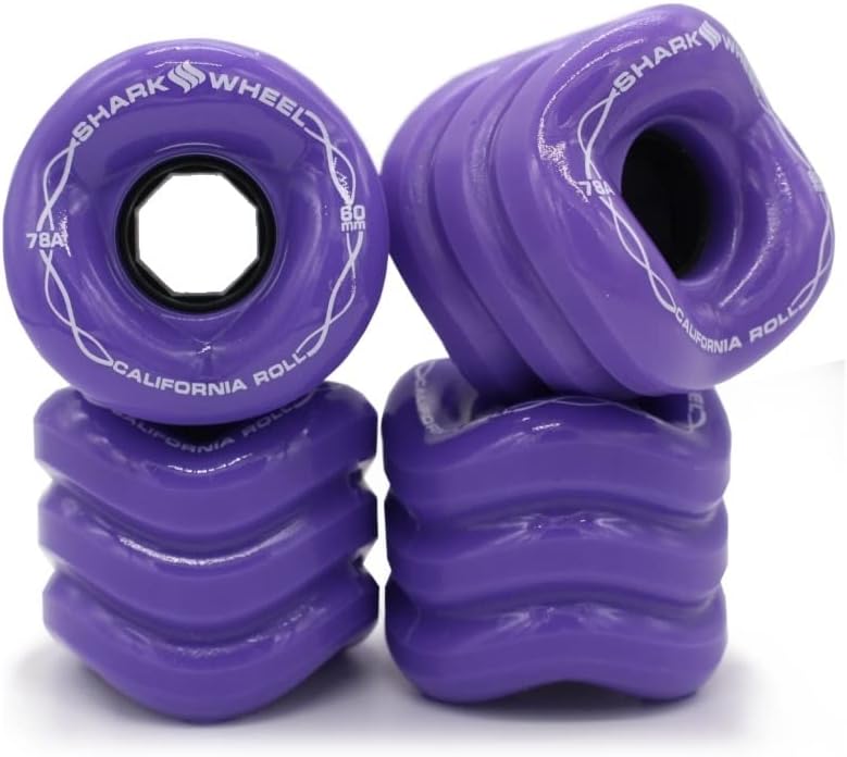 60 mm 78a Skateboard Cruising Wheels Set of 4 P659898