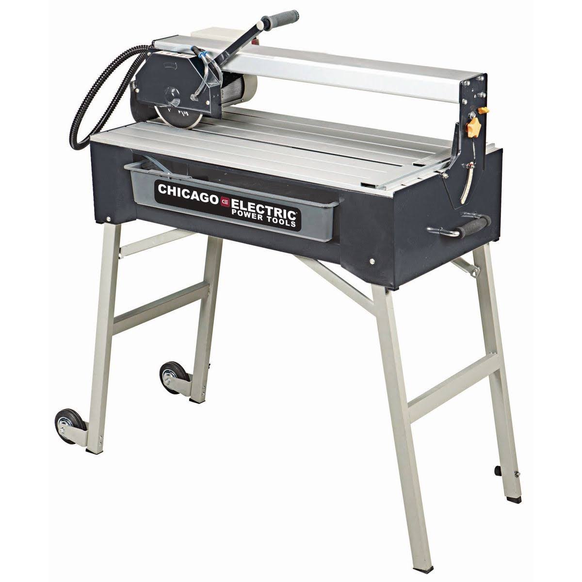 7 in. 1.5 HP Wet Cut Tile Saw with Stand T171