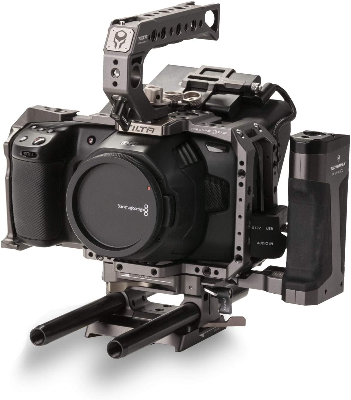Camera Cage Kit with Handles, SSD Drive Holder, USB-C Cable, Baseplate F6228