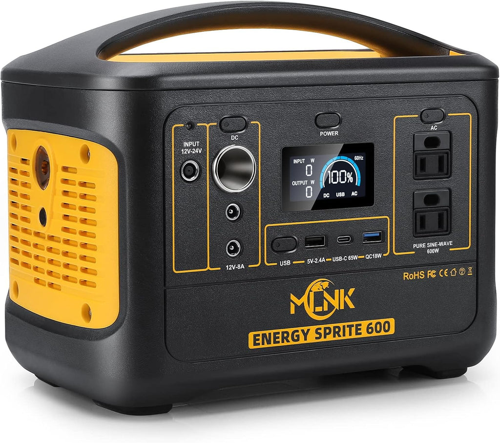 Portable Power Station 600W 540Wh Lithium Battery Pack with AC Outlets Z703160