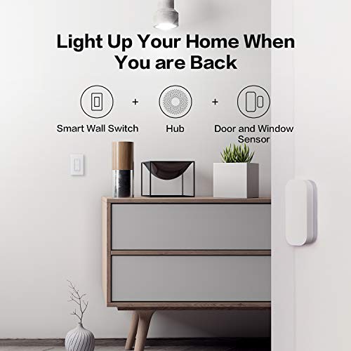Smart Light Switch, No Neutral, Single Rocker, Zigbee L834