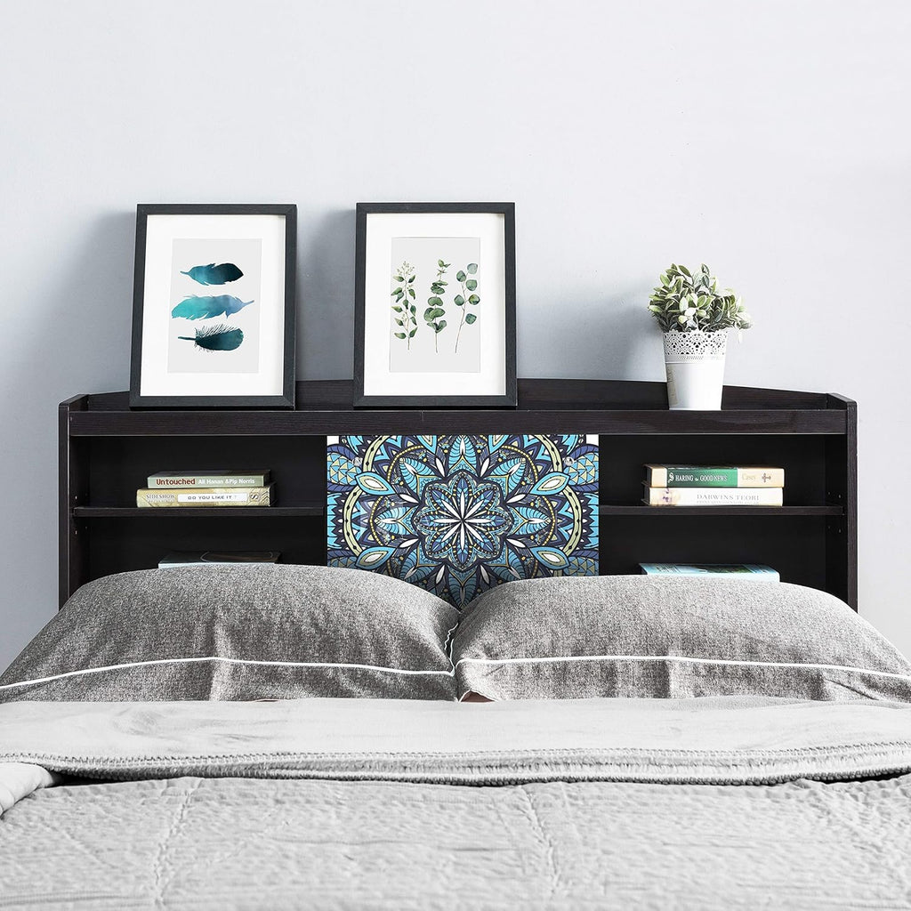 Queen-Size Bookcase Headboard O86942