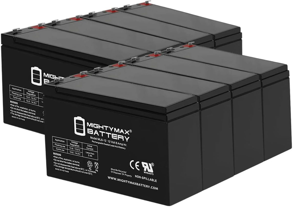 12V 8Ah Battery 8 Pack C949485
