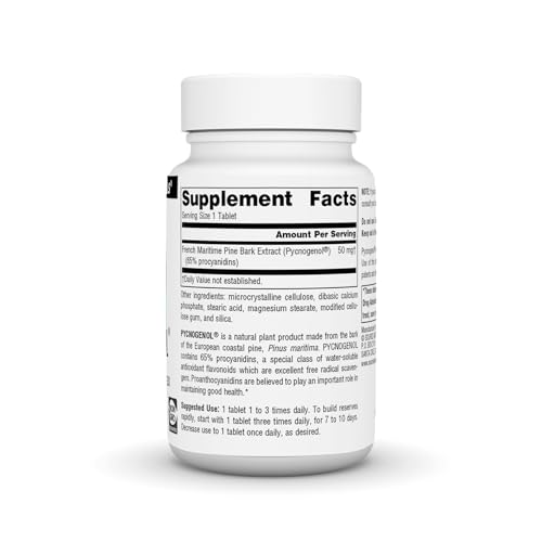 Pycnogenol 50 mg 60 Tablets H5377