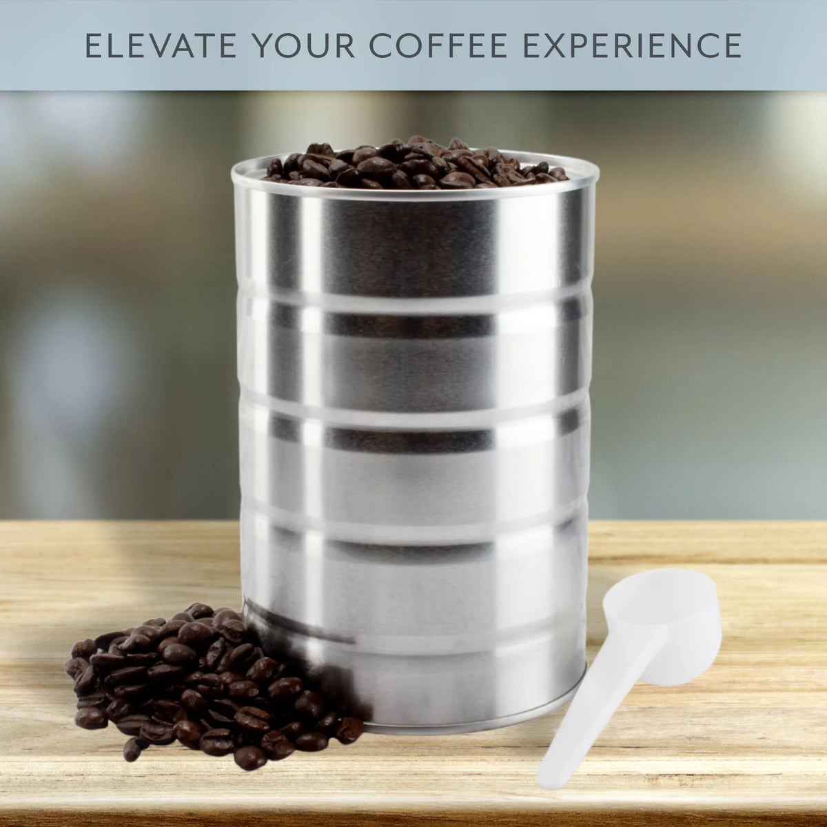 Empty Coffee Cans (4-Pack) Metal Cans S88751