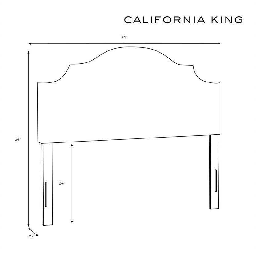 Tufted California King Headboard W203