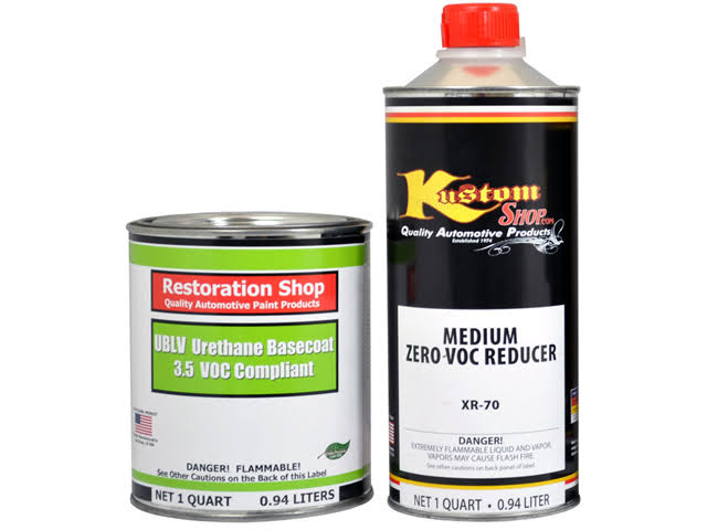 Orange Low VOC Urethane Basecoat Car Paint Kit W45626