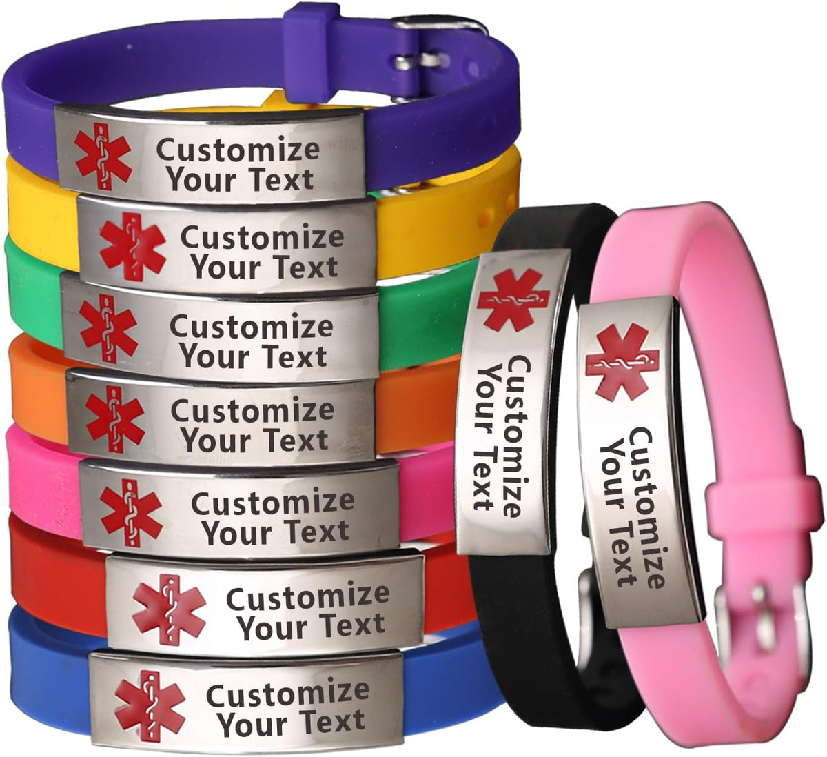 Silicone Medical Alert Wristband X580097