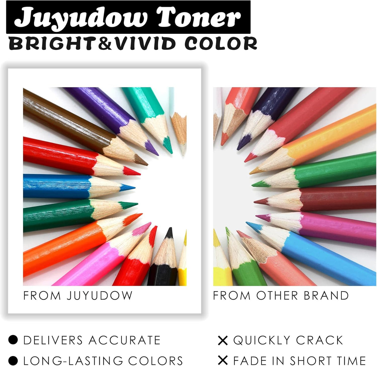 Black Cyan Yellow Magenta Toner Cartridge 4 Packs U626457
