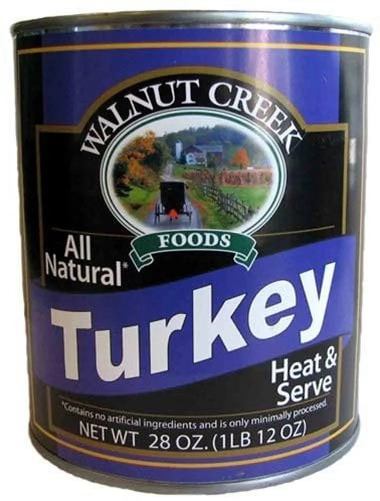 28 Oz. Canned Boneless Turkey Pieces Pack of 4 B1923