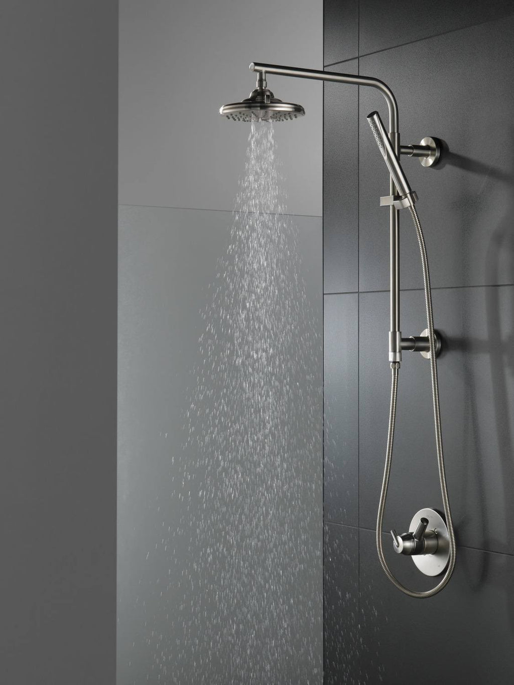 3-Setting Raincan Shower Head Stainless G964645