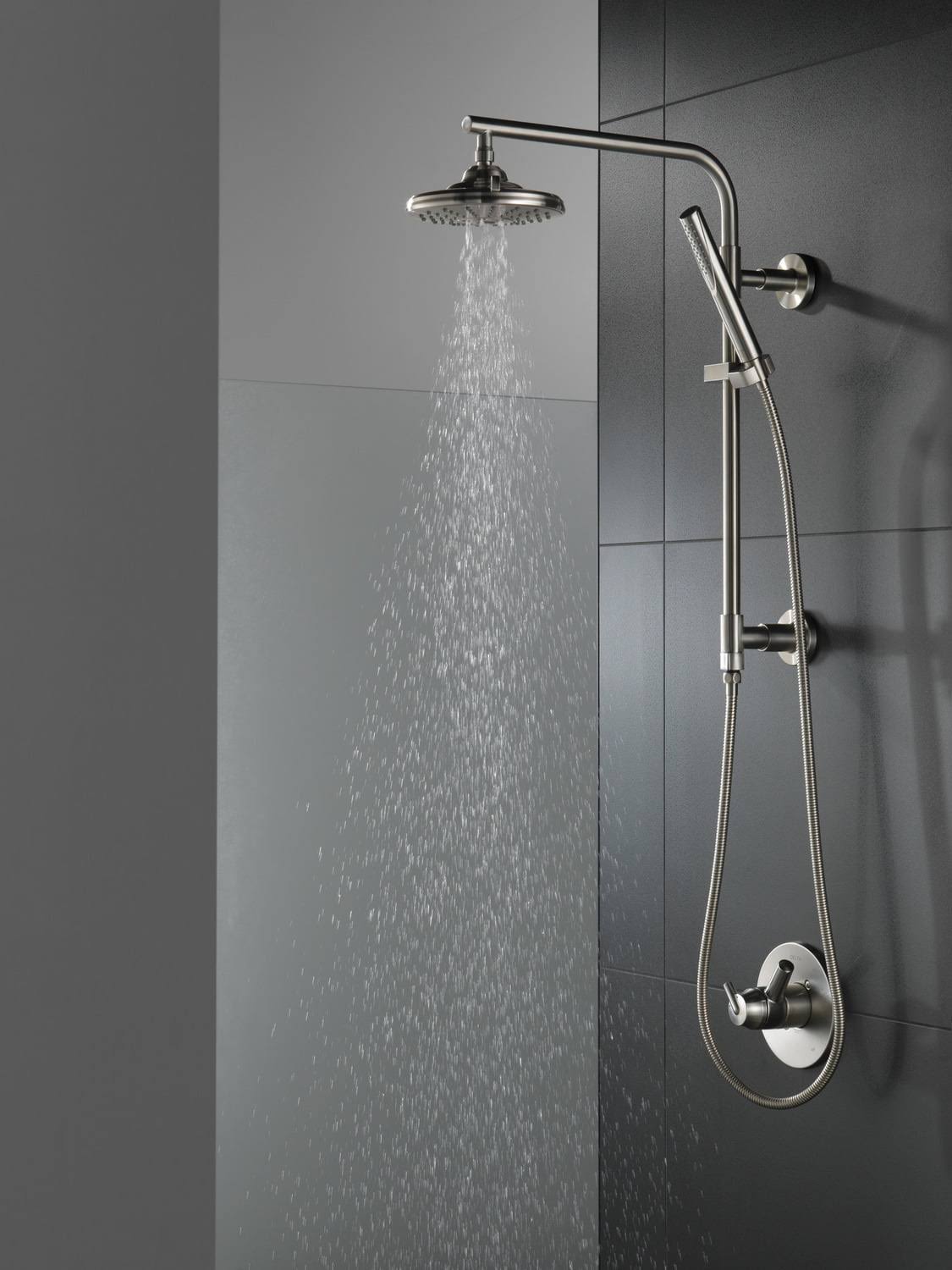 3-Setting Raincan Shower Head Stainless G964645