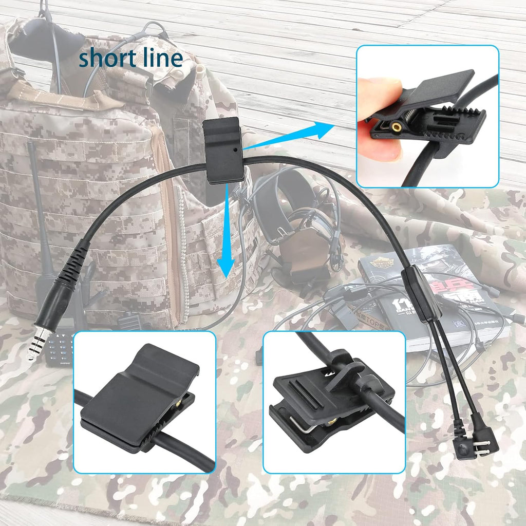Y Cable Connector Boom Microphone D5540