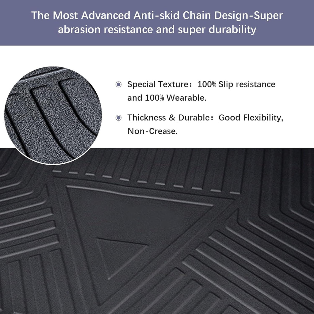Black TPO All Weather Cargo Liner Trunk Mat F7837