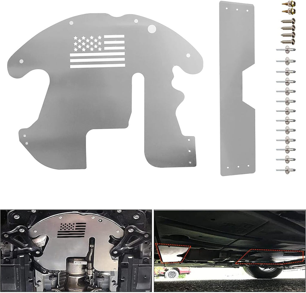 Aluminum Anti Theft Catalytic Converter Protection Shield for Toyota Prius 2004-2009 R842