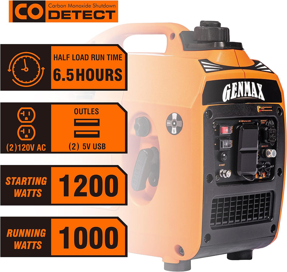 Gas Powered Inverter Generator T14140