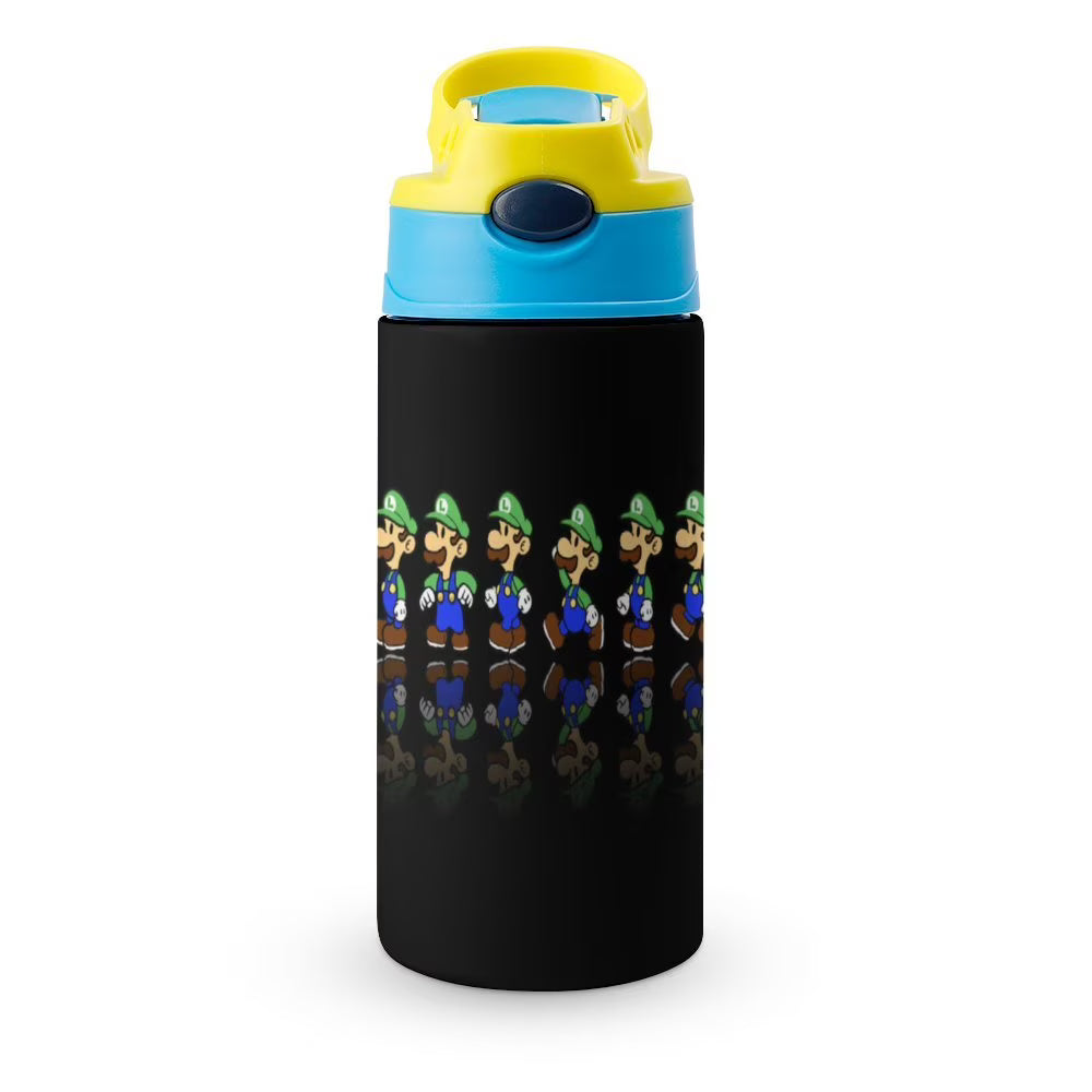 Insulated Stainless Steel Water Bottle with Straw Q1228