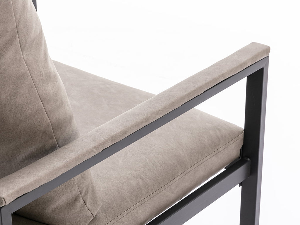 28 inch PU Leather Accent Chair R3157