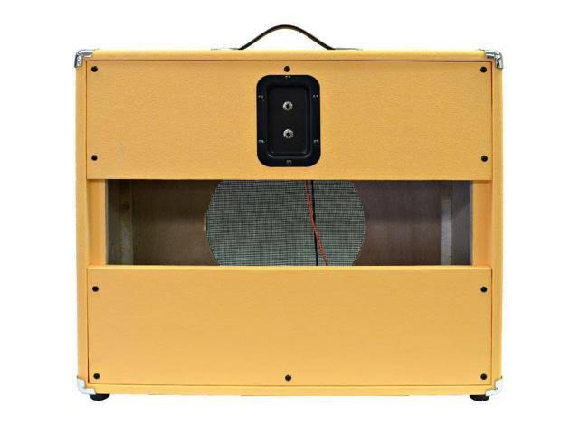 Vintage Orange 1x12x22 Empty Guitar Speaker Cabinet O2750