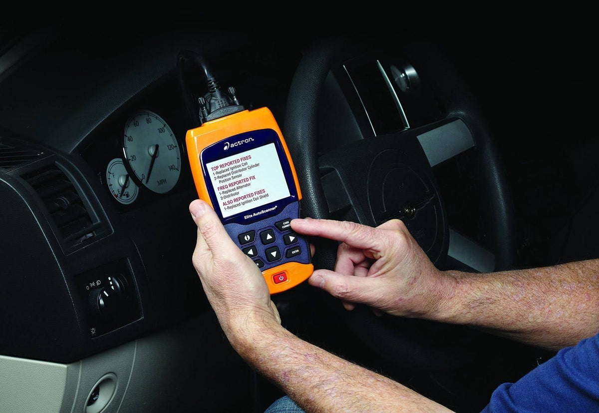 Trilingual OBD I/OBD II Autoscanner Pro Kit with Color Screen Q82036