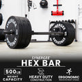 7kg Black Olympic Hex Barbell Trap Bar J4250