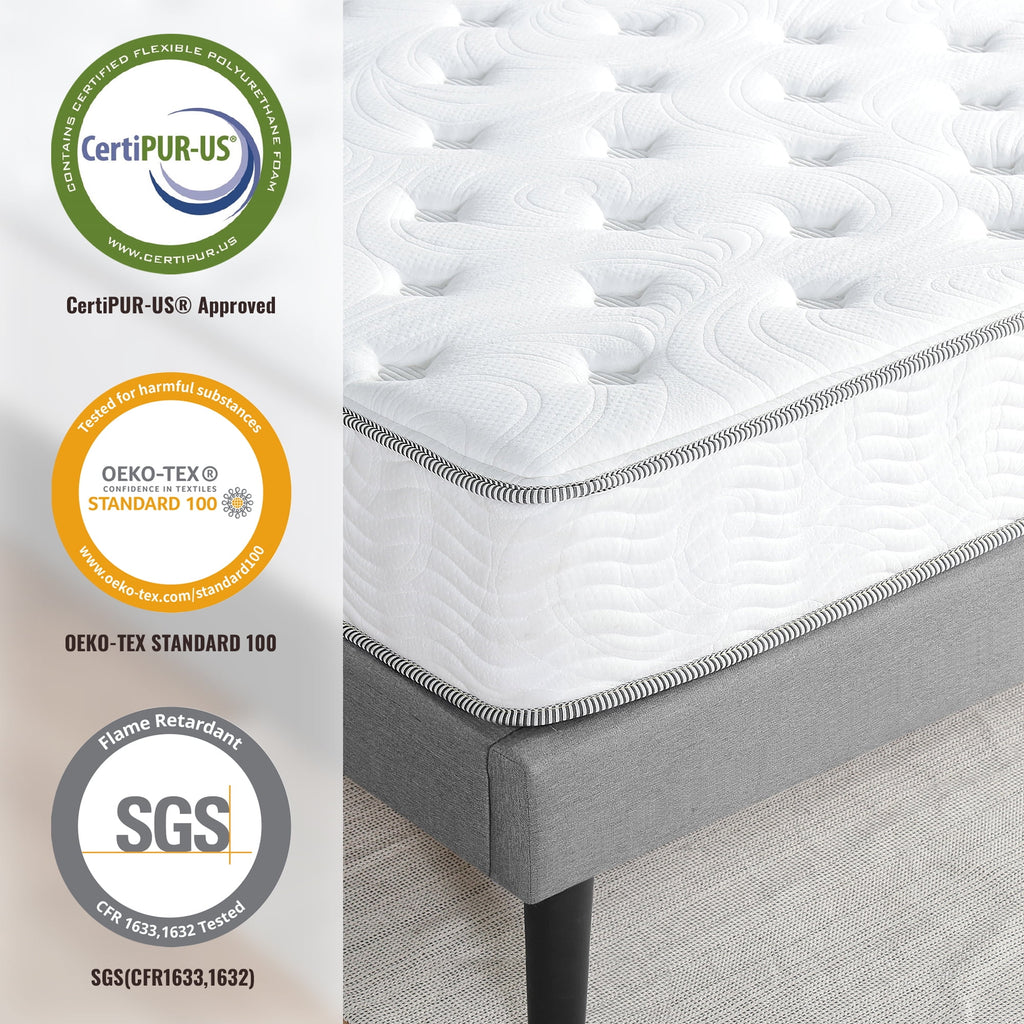 10'' Plush Hybrid Twin Mattress U581980