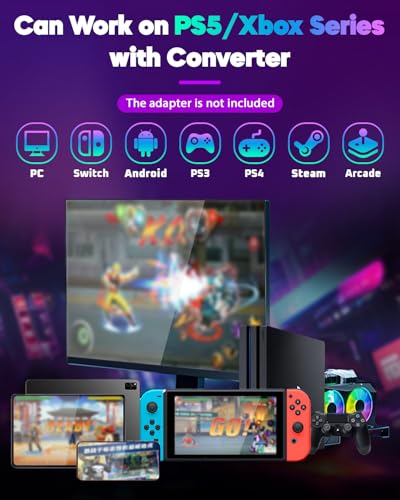 All-Button Arcade Controller 16Keys Black W16561