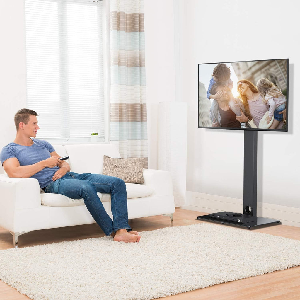 Universal Floor TV Stand with Swivel Mount, Height Adjustable, VESA 600x400mm I763
