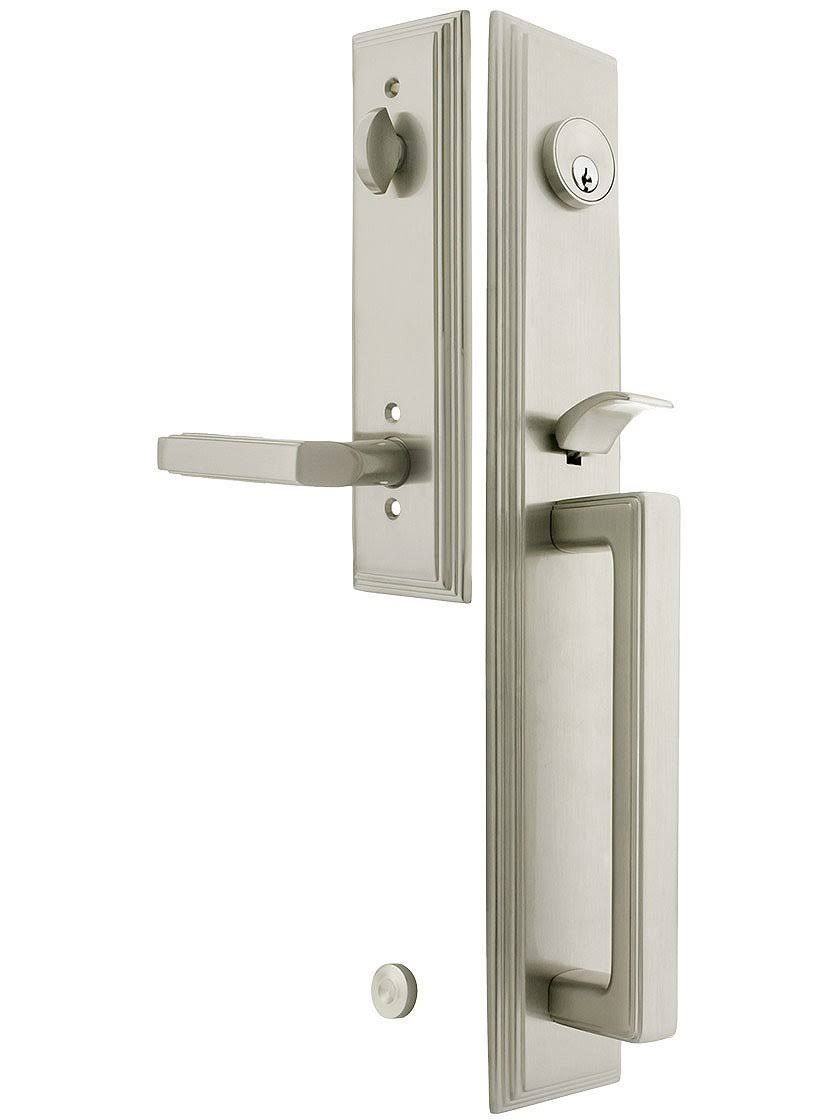 Satin Nickel Handleset H55526
