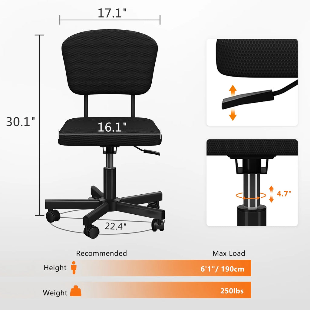 Ergonomic Office Chair with Lumbar Support W671688