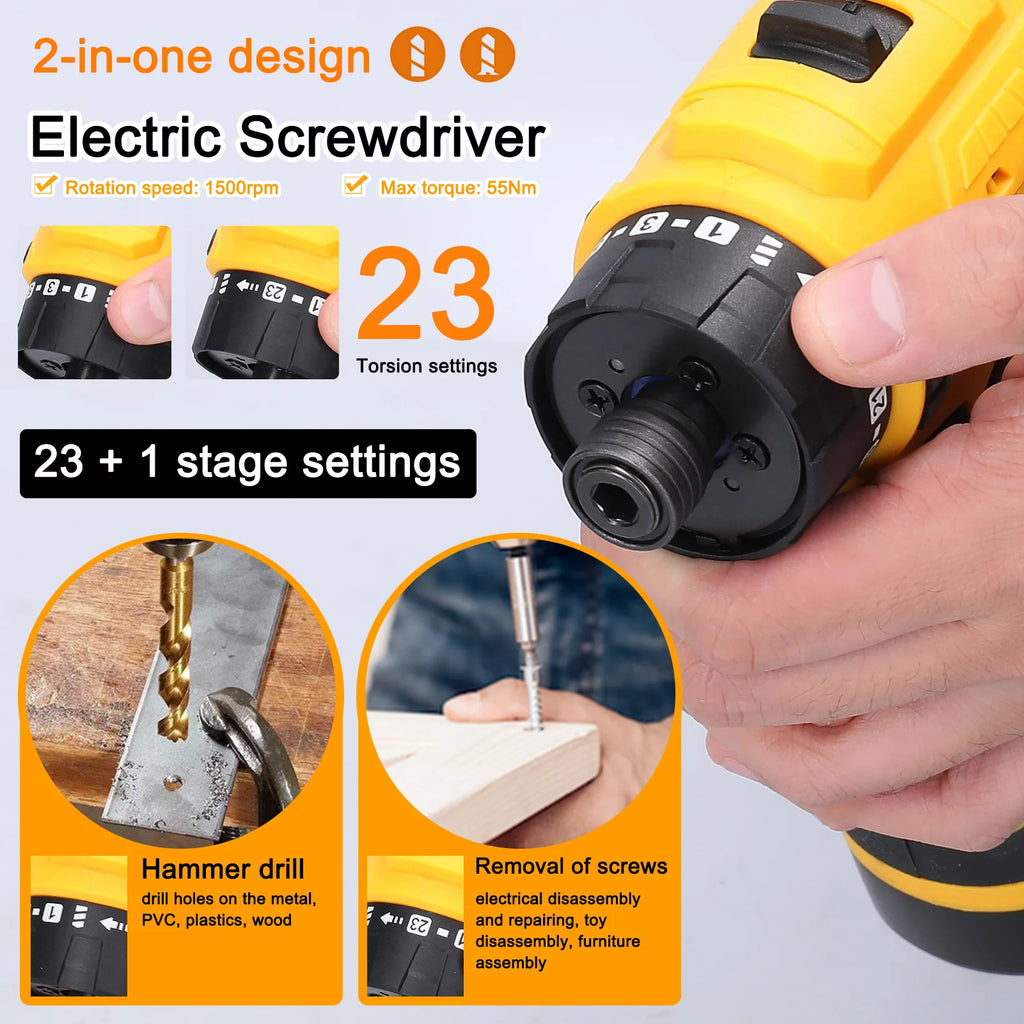 16.8V Electric Screwdriver Kit W635